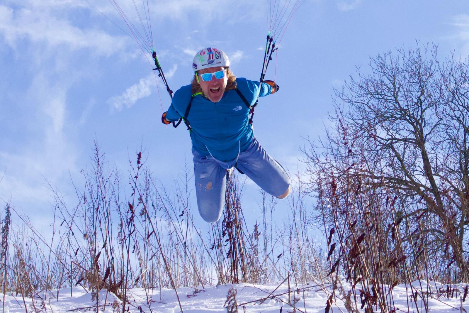 Marks photo for the front cover of Sky Wings magazine