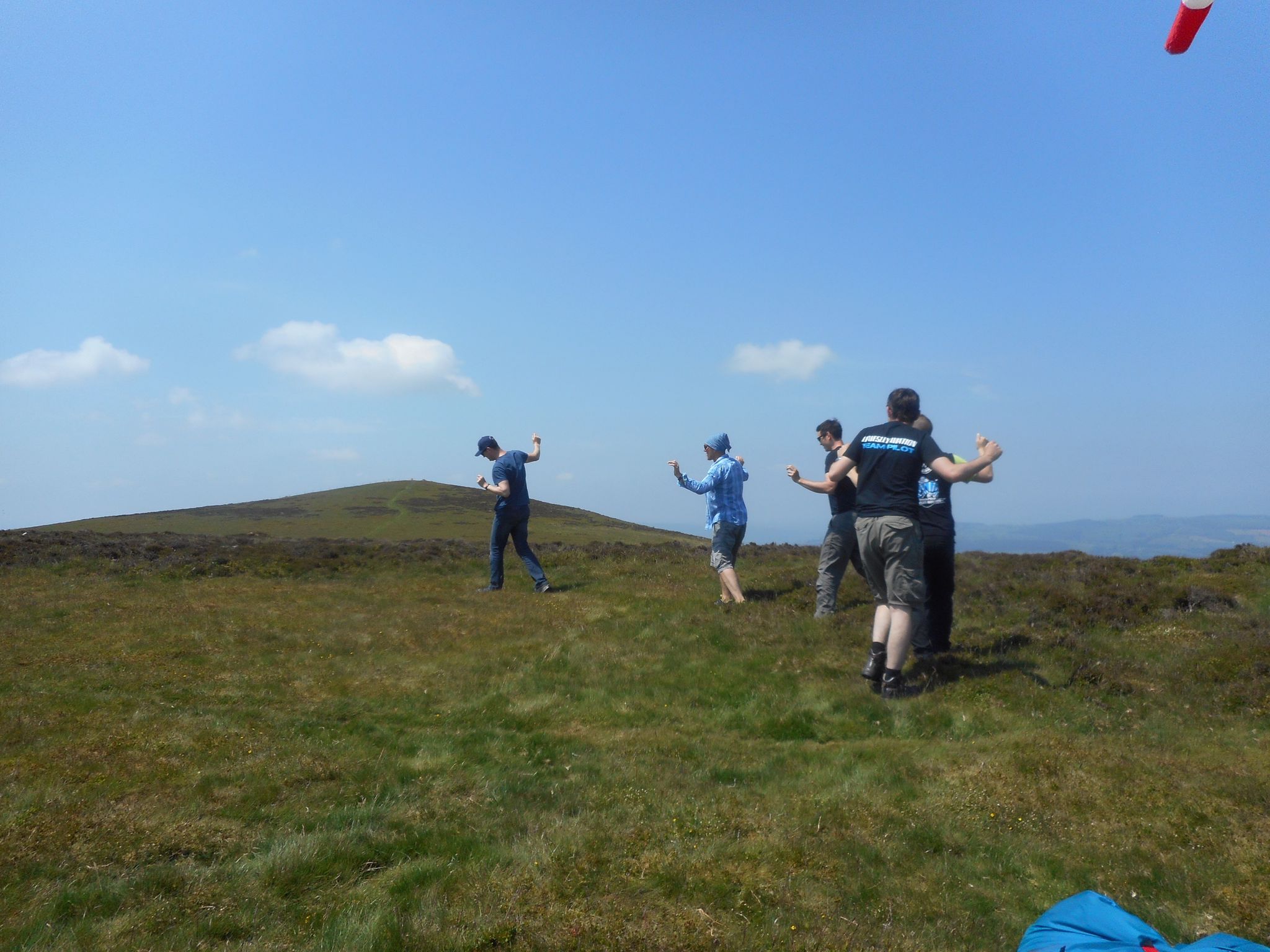 Sian and Mark teaching ridge rules, day four