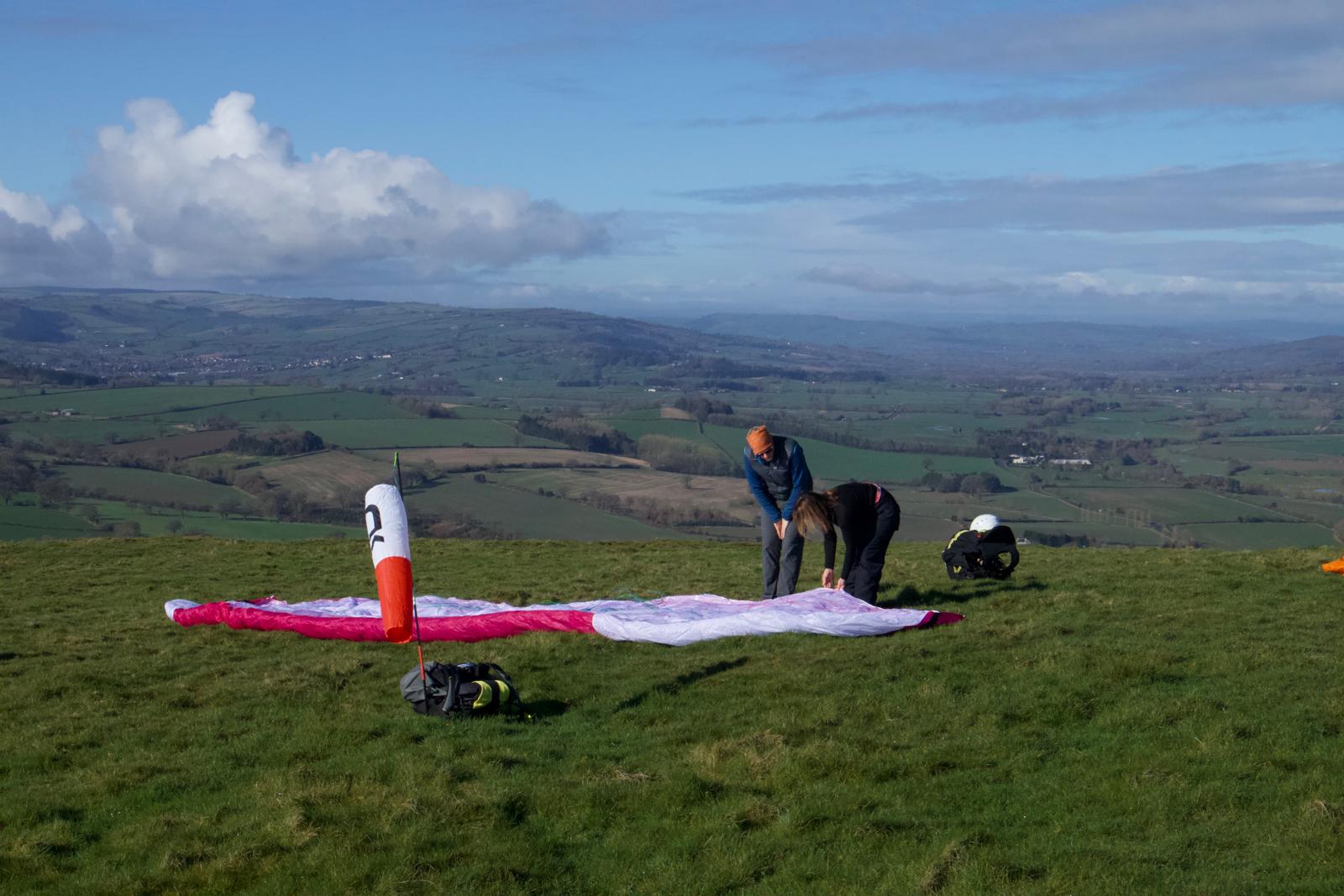 Sian teaching Ep on the Black Knoll