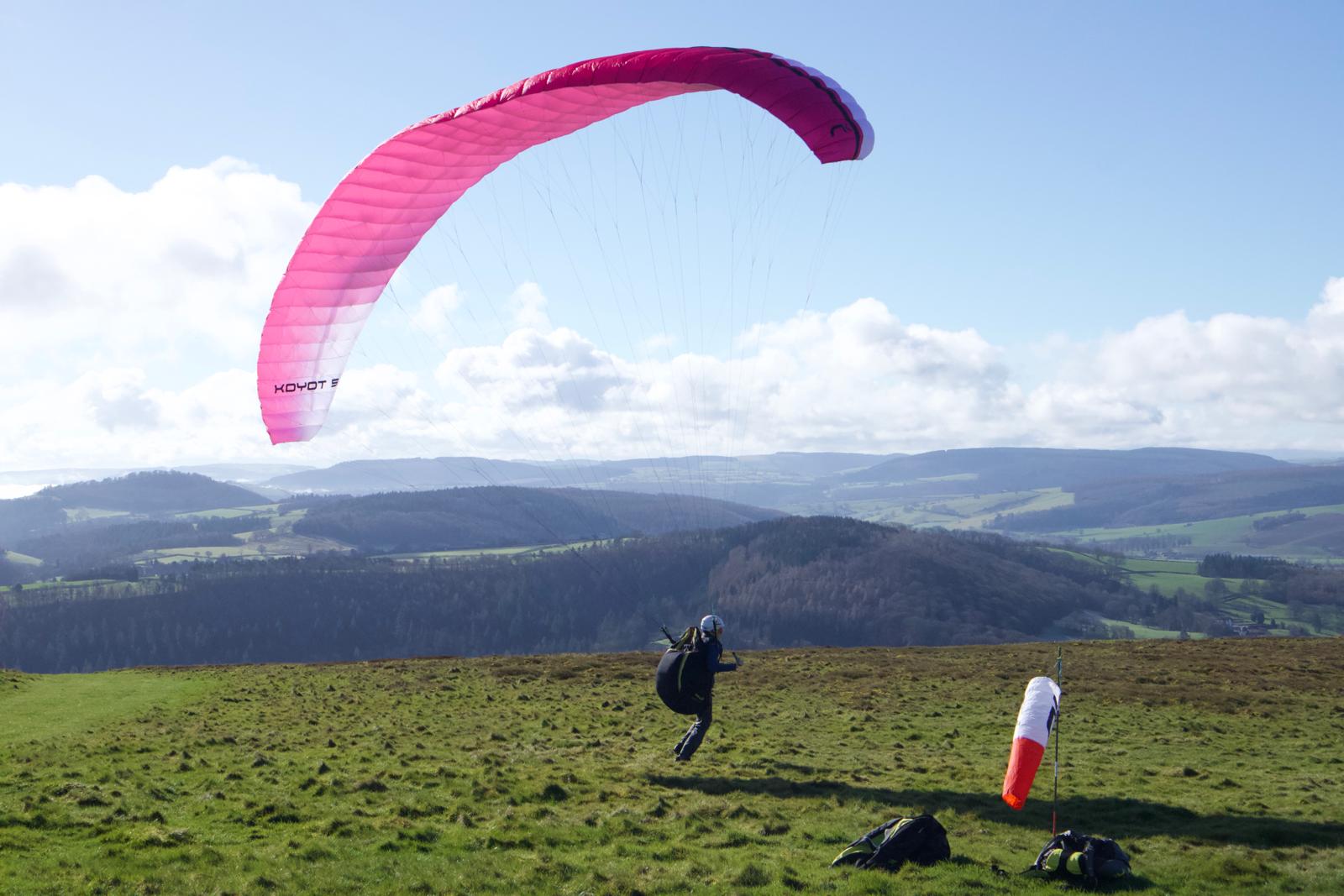 shropshire paragliding