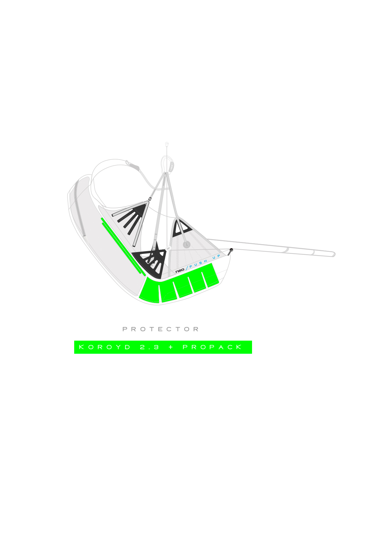 Neo Push Up Ultralight Seat Plate Harness - Image 9